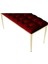 BELLA Gold Bench Kapitoneli Chester Model Puf 5