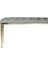 BELLA Gold Bench Kapitoneli Chester Model Puf 4