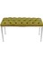 BELLA Silver Bench Kapitoneli Chester Model Puf 3