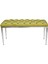 BELLA Silver Bench Kapitoneli Chester Model Puf 4