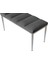 Gazzini Furniture Vesta Silver Puf Dilimli Model Metal Ayaklı Bench 5