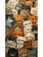 Yumuşak Kedi Ailesi Tasarım Poster 30 x 42 Çerçevesiz 1