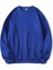 Basic Oversize Bisiklet Yaka Unisex Sweatshirt 1
