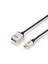 Premium Micro USB 2.0 Adaptör Kablosu, USB A Dişi Micro USB B Erkek, On-The-Go (Otg), 180 Derece Ters Yüz Çevirerek Takılabilir, 0.30 Metre 1