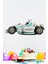 Gümüş Formula Arabası Folyo Balon Formula Yarış Arası Balon 110CM 2