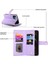 IPhone 12 Için Flip Case Pro Max Çok Fonksiyonlu Kart Yuvaları Kickstand Bilek (Yurt Dışından) 5