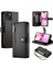 IPhone 13 Bilek Kayışı Kickstand Çok Fonksiyonlu Kart Yuvaları Için Flip Case (Yurt Dışından) 1