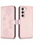 Samsung Galaxy S23 Artı 5g Çok Renkli Yonca Çiçek Pu Kart Için Flip Case (Yurt Dışından) 1