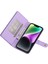 IPhone 14 Bilek Kayışı Kickstand Çok Fonksiyonlu Kart Yuvaları Için Flip Case (Yurt Dışından) 5