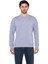 Erkek Basic Regular Fit 3 Iplik Şardonsuz Çelik Interlok Sweatshirt 1