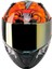 M-801 Lizzard Orange Güneş Vizörlü Kask (Sarı Camlı) 2
