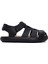 Erkek Siyah Pelotas Flota Deri Sandalet K100938 1