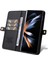 Samsung Galaxy Z Fold6 5g Pu Deri Güçlü Manyetik Flip Hone Kapak (Yurt Dışından) 5