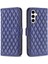 Samsung Galaxy S24 Fe Eşkenar Dörtgen Izgara Deri Koruma Telefon Kılıfı (Yurt Dışından) 1