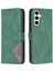 Samsung Galaxy S24 Fe Darbeye Dayanıklı Geometrik Deri Cüzdan Telefon Kılıfı (Yurt Dışından) 1