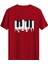 Piyano Baskılı Slim Fit Tişört Bisiklet Yaka T-Shirt 1