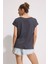 V Yaka Basic Comfort Fit Kısa Kol T-Shirt 4