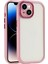 iPhone 13 Uyumlu Colorful Serisi Kamera Korumalı Yarı Esnek Plastik Tpu Kılıf 1