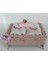 Metal Ayaklı Havlulu Örgü Sepet 30*50 Cm 2 Havluve Kokulu Sabun 3