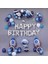 Uzay Astranot Temalı Happy Birthday Folyo Set Doğum Günü Süsü 3
