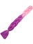 Afro Örgülük Sentetik Renk Geçişli Saç 100 Gr. / Açık Pembe / Lila / 1