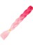 Simli Koyu Pembe / Pembe / Şeker Pembesi Renk Geçişli Örgülük Saç 100 Gr. / 1