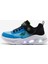 Skechers Meteor-Lights - Krendox Büyük Erkek Çocuk Siyah Işıklı Spor Ayakkabı 401495L Bkbl 2
