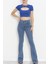 Dekolteli Crop Body Saks - 4121.1567. 2