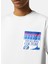 Bisiklet Yaka Beyaz Erkek T-Shirt 76GAH6RB 3