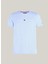 Tommy Hilfiger Bisiklet Yaka Mavi Erkek T-Shirt MW0MW11797C1Z 5