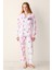 Sanrio Gingham Beyaz Gömlek Pantolon Pijama Takımı 1