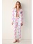 Sanrio Gingham Beyaz Gömlek Pantolon Pijama Takımı 3