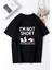 Only Trendwear I'm Not Short Baskılı Unisex Oversize Tshirt 1