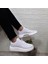 544 Beyaz Fuspetli Kalın Tabanlı Spor Ayakkabı 4