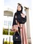 Siyah/ton Ipek Abaya Fereca (Büyük Beden) 1