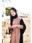 Siyah/ton Ipek Abaya Fereca (Büyük Beden) 3
