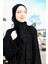 Harika Wear Siyah Danteli Abaya Ferace 2