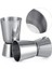 Jigger 2/4 cl + Kaşıklı Çelik Pipet 6lı + Fırça Kokteyl Karıştırıcı Kaşığı Bar Koktely Ölçeği 3