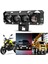 LED Spot Işık ve Sarı Beyaz Projektör Lens Dikdörtgen Baykuş LED Off Road Lamba Motosiklet ve Iş Makinesi Projektörü 12V-85V 2