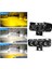 LED Spot Işık ve Sarı Beyaz Projektör Lens Dikdörtgen Baykuş LED Off Road Lamba Motosiklet ve Iş Makinesi Projektörü 12V-85V 3