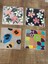 4 Adet 11X11 cm Ütü Ile Yapışan Çiçekli Transfer Baskı Set Tişört Baskı 1