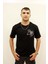 Caz 2256 Işleme Detaylı Relax Fit Bisiklet Yaka Erkek T-Shirt 1