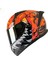 Motosiklet Kaskı Ece 22.R06 Sertifikalı Double Vizör Fiber Motor Kask Full Face New Lizzaro Orange 1