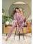 Kadın Dantelli Pamuk Saten Lux Kalite Askılı Pijama Sabahlık Gecelik Set 3 Parça 2
