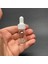 5ml Saydam Cam Damlalıklı Şişe , Beyaz Kapak , 5 cc Şeffaf Cam Damlalıklı Şişe x 6 Adet 1