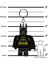 Super Heroes KE26H Batman LED Key Chain 3