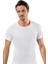 Erdem İç Giyim Beyaz Ribana 0 Yaka T-Shirt 1180 Renk Beyaz Beden S 13 1