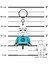 Star Wars KE174H Stormtrooper Holiday Sweater LED Key Chain 3