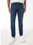 Normal Bel Skinny Fit Koyu Lacivert Erkek Denim Pantolon L736147401 Malone Jean Pantolon 3