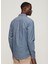 Normal Indigo Düz Erkek Gömlek M4010878AJON_COTTON L/s Chambray Sh 5